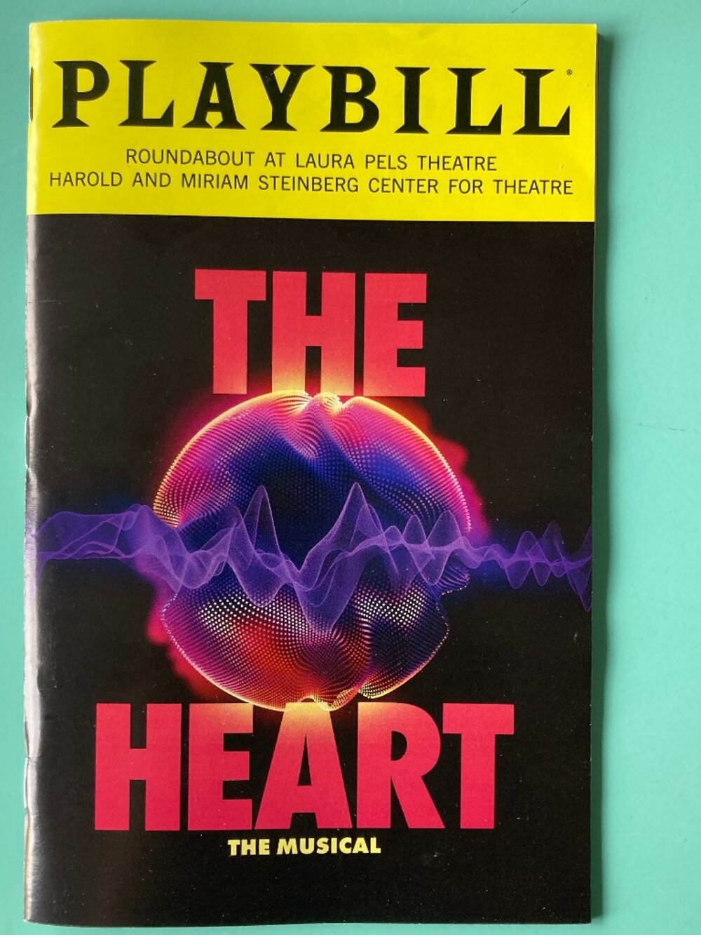 THE HEART Playbill Joaquina Kalukango Drew Gehling Heidi Blickenstaff Jason Tam